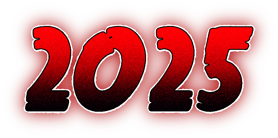 Happy New Year 2025 Sunset Vibes Transparent PNG Image