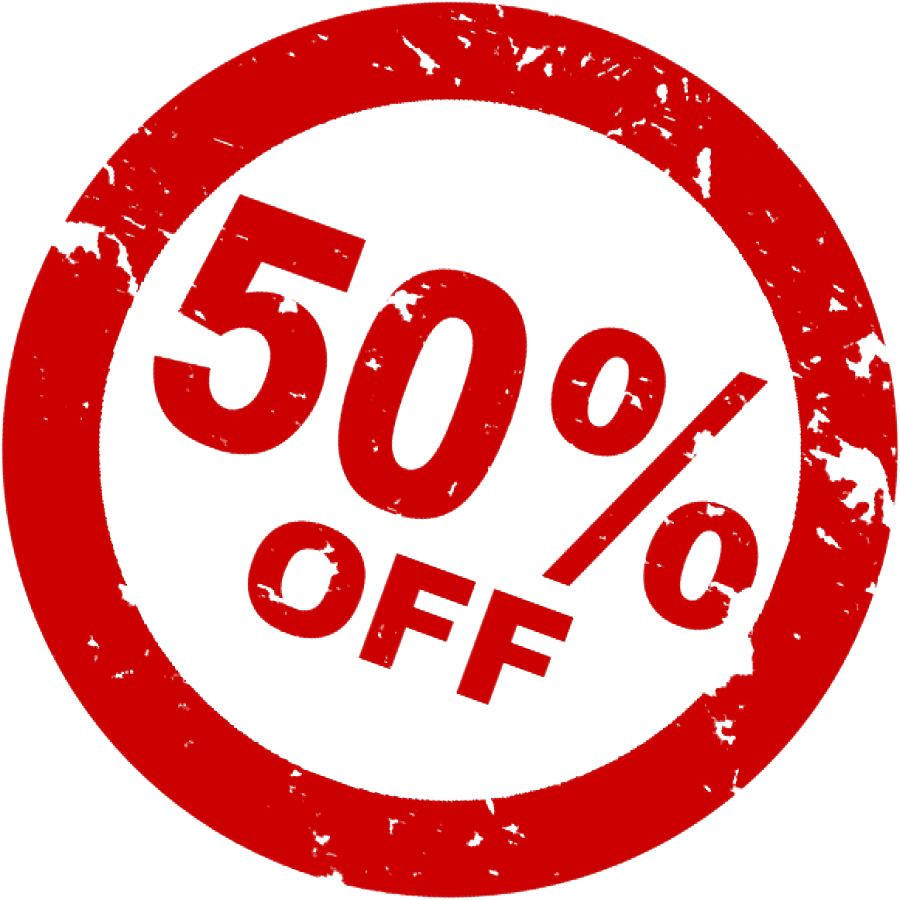 50 percent Off Discount Png Transparent PNG Image