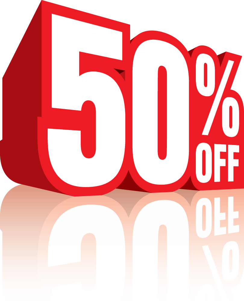 50 percent Off Png Picture Transparent PNG Image