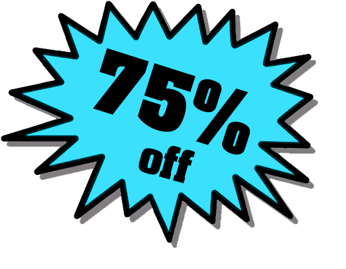 75 percent Off Picture Transparent PNG Image