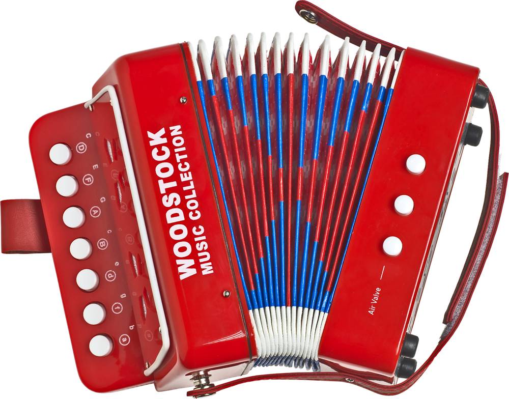 Red Accordion HD Image Free Transparent PNG Image