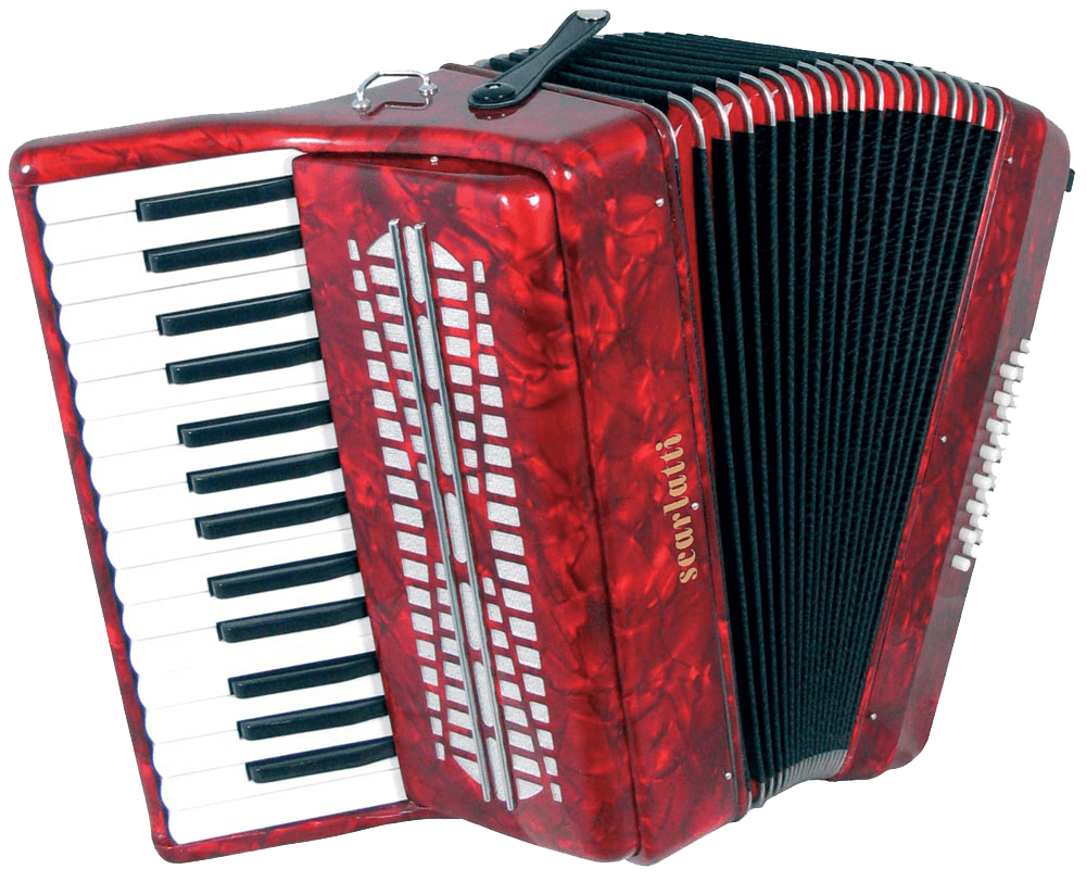 Pic Red Accordion PNG Image High Quality Transparent PNG Image