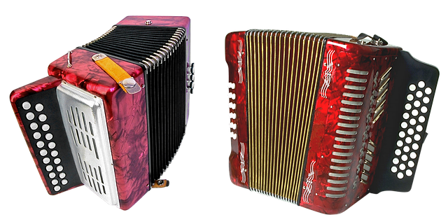 Red Accordion Free HQ Image Transparent PNG Image