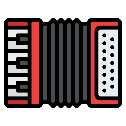 Vector Red Accordion PNG Download Free Transparent PNG Image