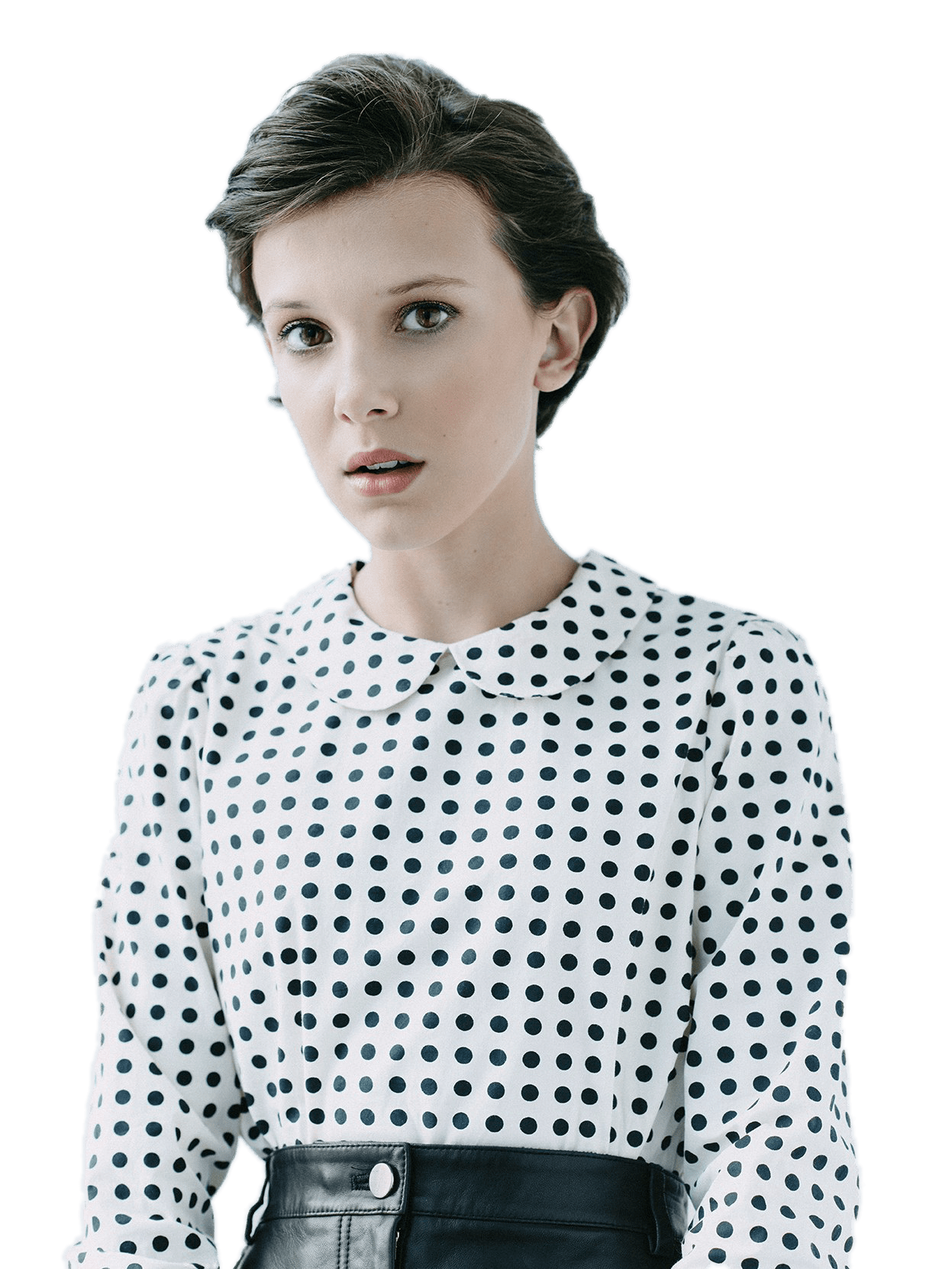 Shoulder Brown Stranger Bobby Things Blouse Eleven Transparent PNG Image