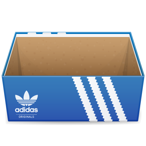 Box Material Adidas Brand Shoebox Open Transparent PNG Image