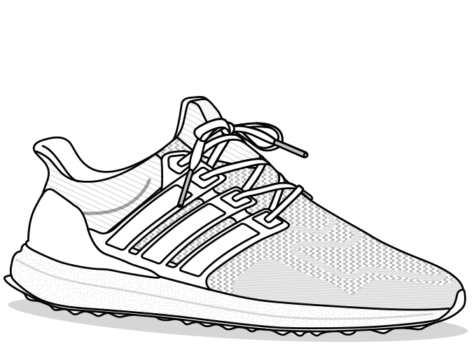 Adidas Mens Sneakers 3.0 Ultra Boost Transparent PNG Image