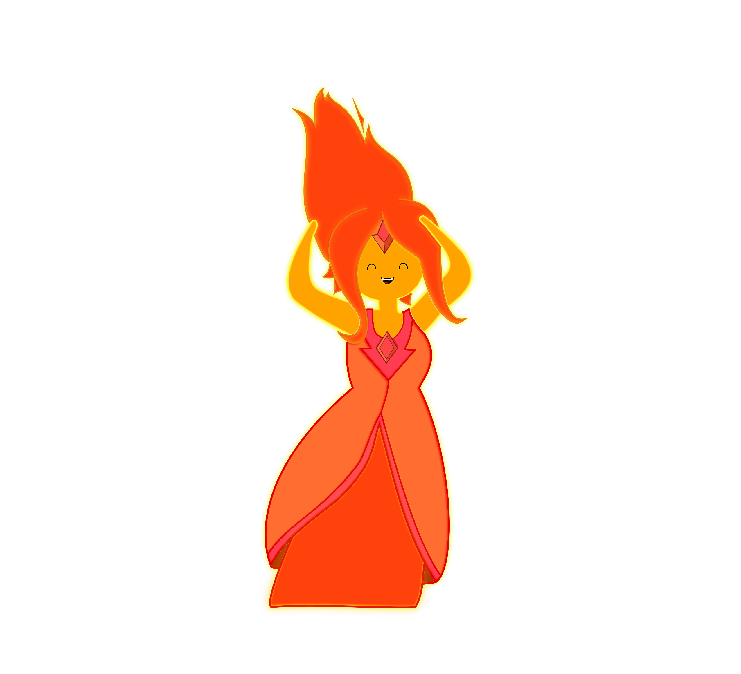 Princess Pic Flame Adventure Time Transparent PNG Image