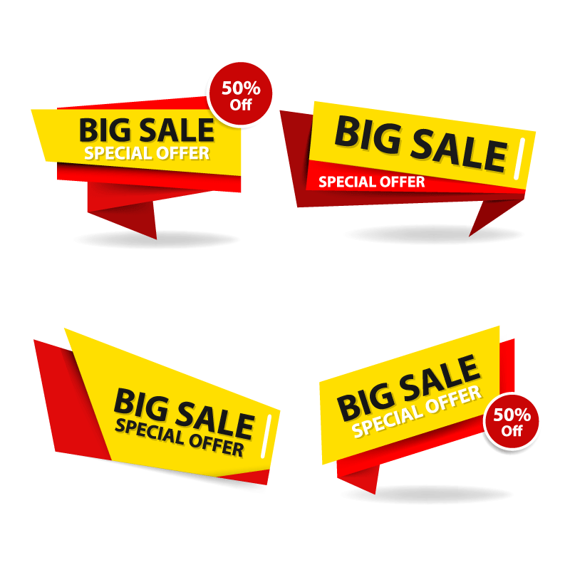 Set Shopping Colorful Sale Collection Sales Discount Transparent PNG Image