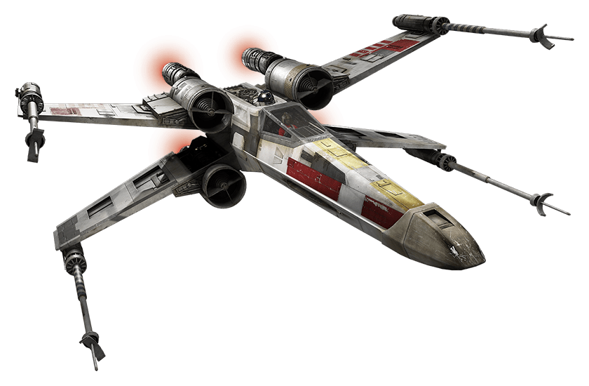 Starfighter Ywing Rotorcraft Awing Xwing Vehicle Transparent PNG Image