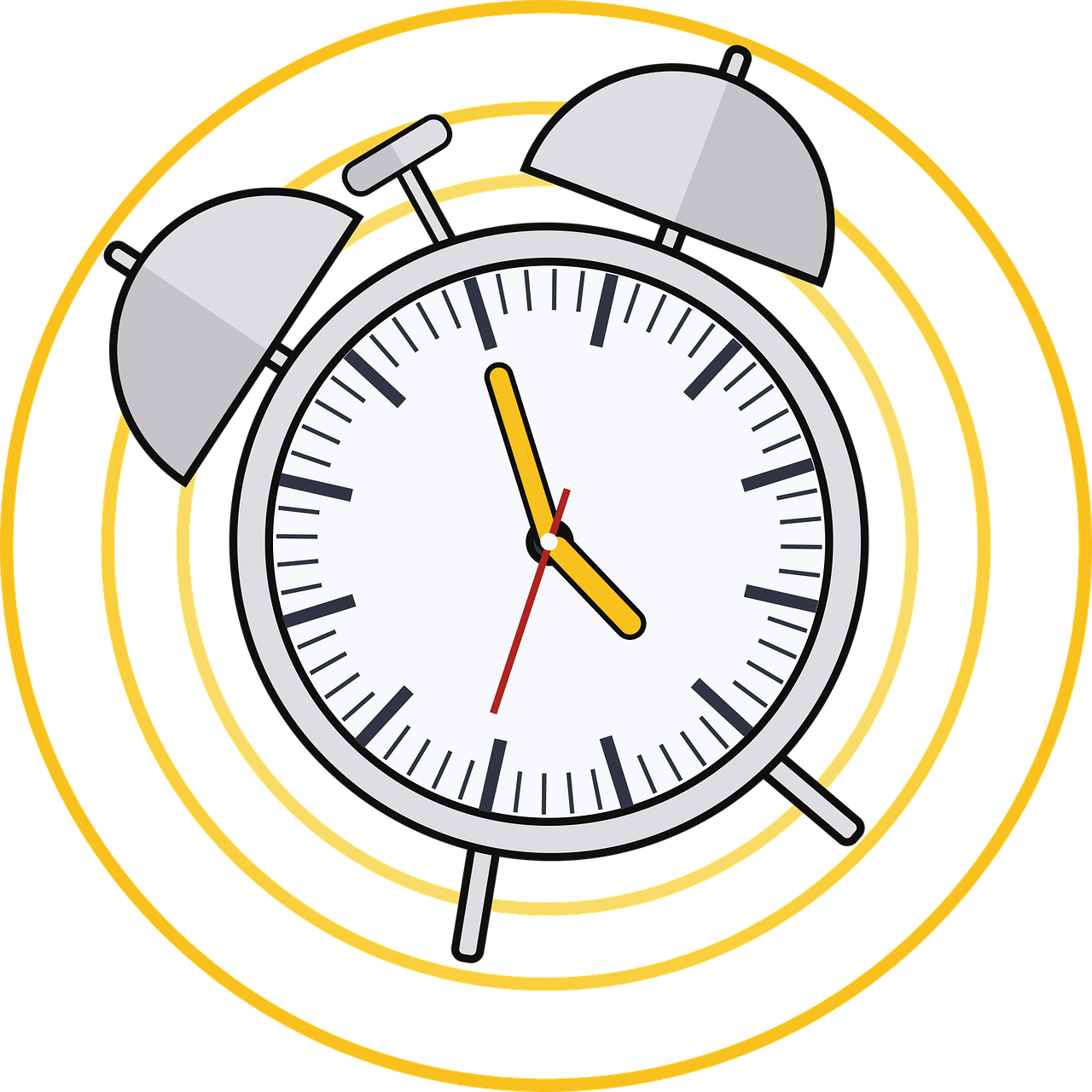 Alarm Analog Clock Download HD Transparent PNG Image