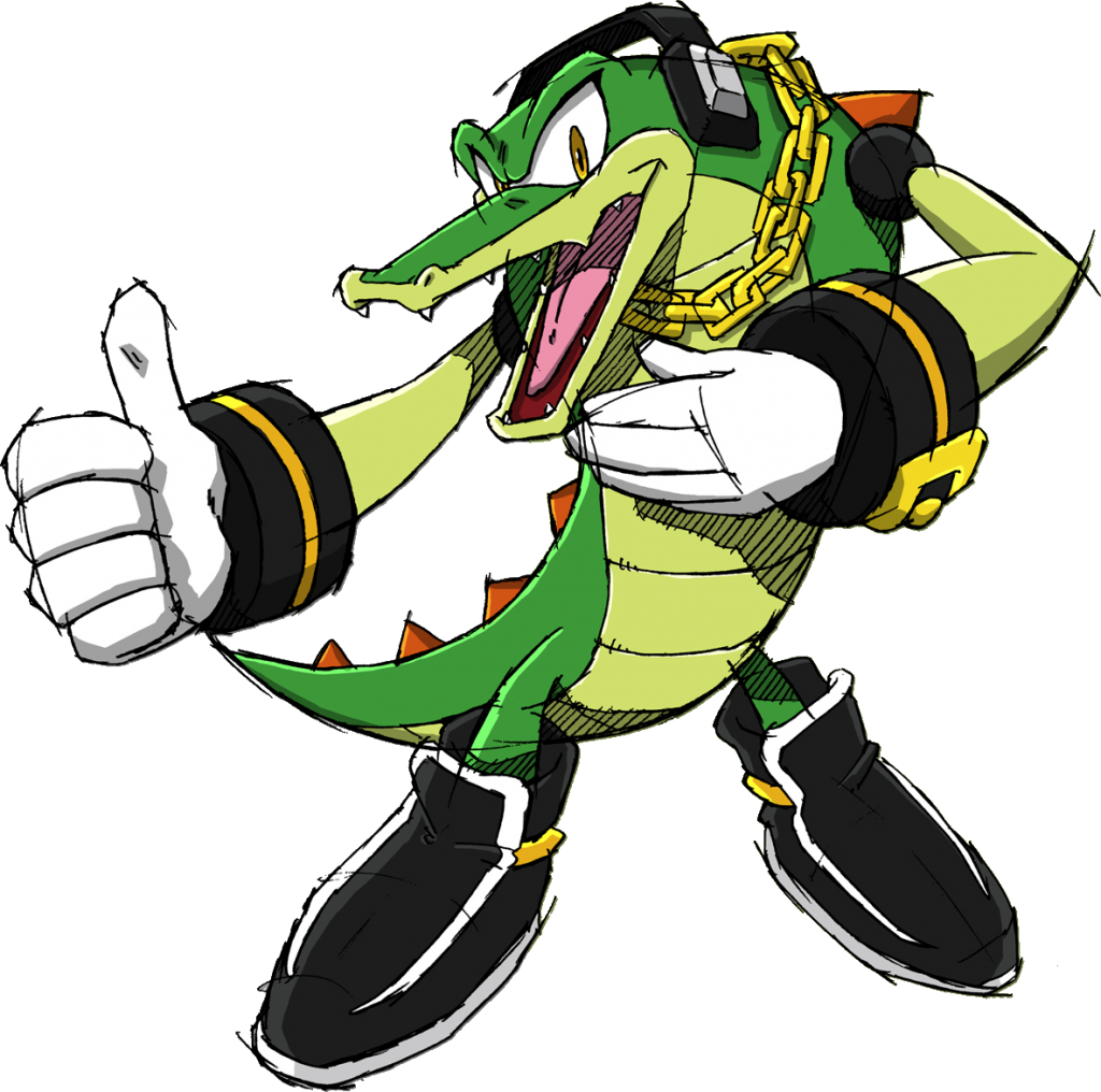 Alligator Sonic Vector Free Clipart HD Transparent PNG Image