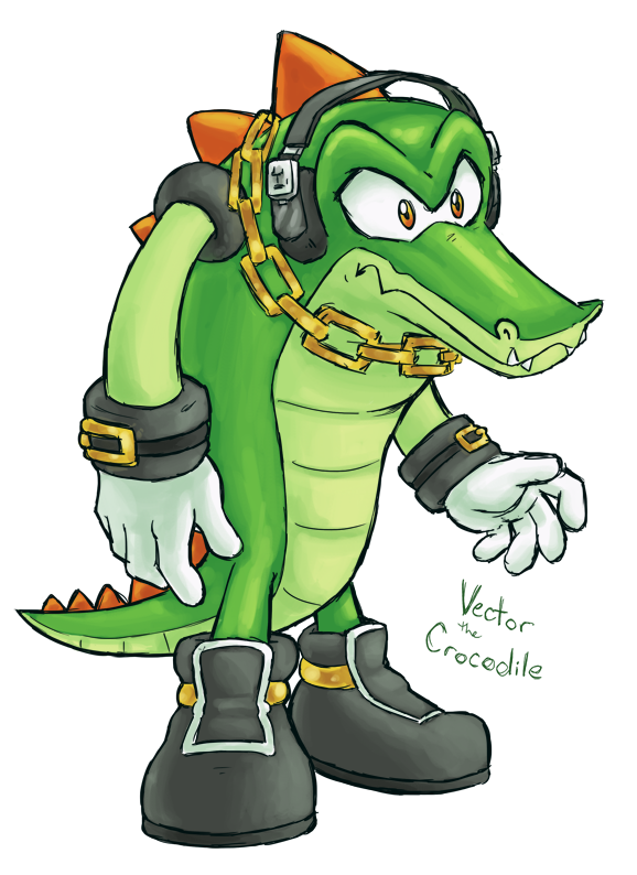 Alligator Sonic Vector Download HD Transparent PNG Image