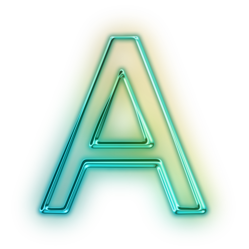 Alphabet Neon Free PNG HQ Transparent PNG Image