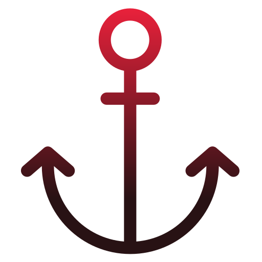 Anchor Red Free PNG HQ Transparent PNG Image