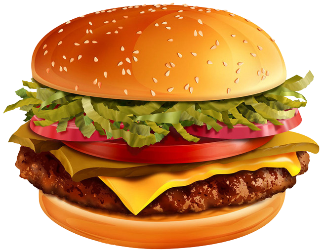 Food Big Hamburger Fast Burger PNG Download Free Transparent PNG Image