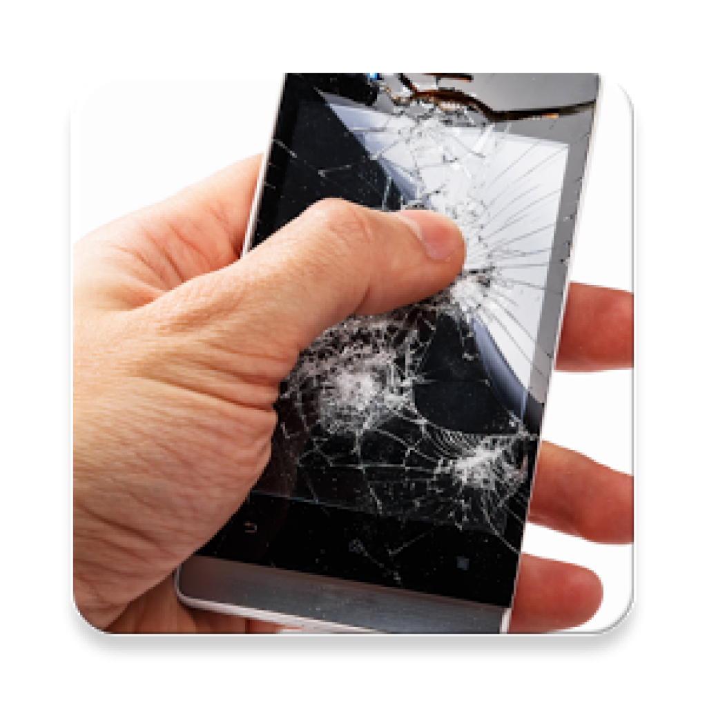 Smartphone Screen Broken Crack Device Cracked Electronic Transparent PNG Image