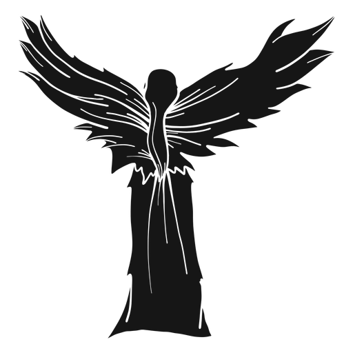 Picture Silhouette Angel Download HD Transparent PNG Image