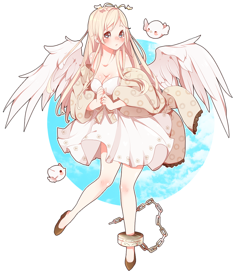 Girl Anime Angel Free HD Image Transparent PNG Image