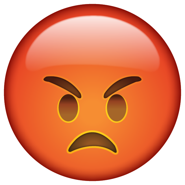 Angry Emoji Photo Transparent PNG Image