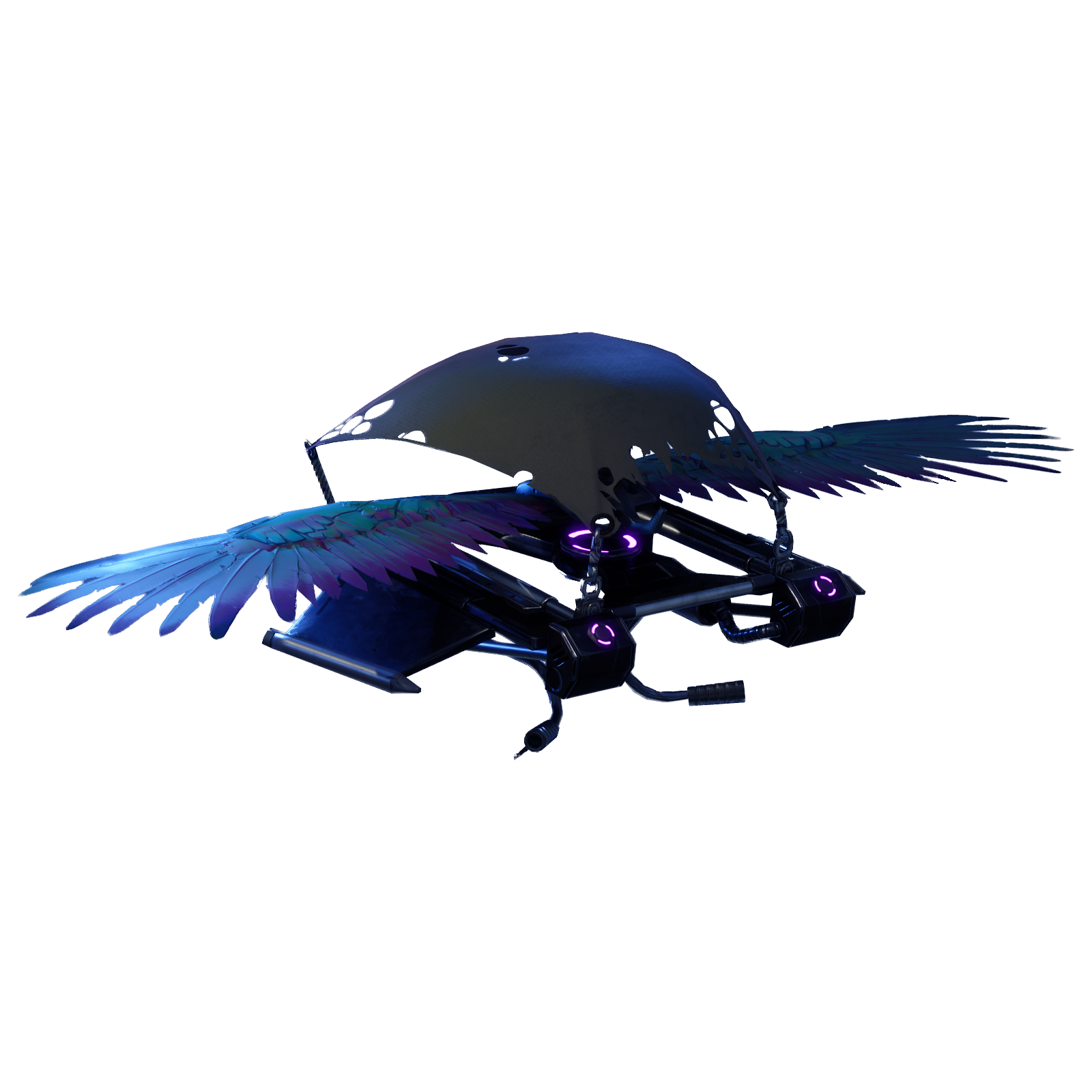 Purple Royale Fortnite Battle Feather Wing Transparent PNG Image