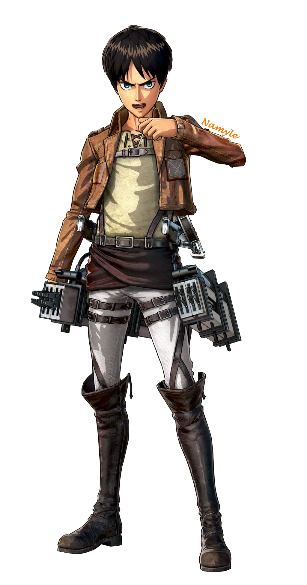 Yeager Eren Render PNG File HD Transparent PNG Image