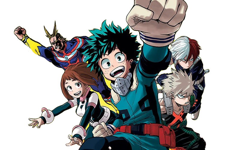 Hero Academia My Characters Free Transparent Image HQ Transparent PNG Image