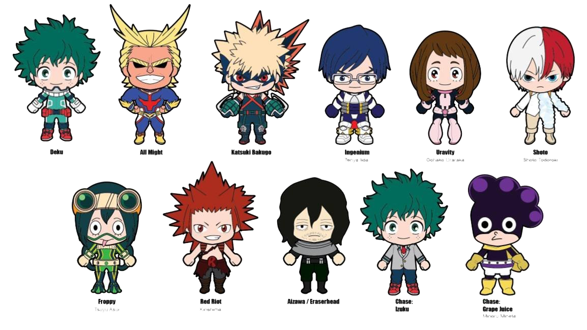 Hero Academia My Characters Free Clipart HQ Transparent PNG Image