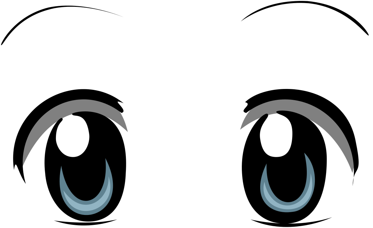 Cute Eyes Anime Photos PNG Free Photo Transparent PNG Image