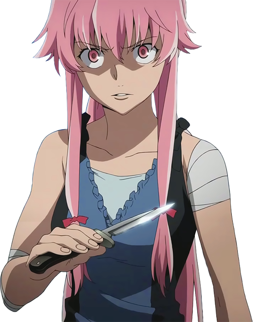 Gasai Anime Female Yuno PNG Image High Quality Transparent PNG Image