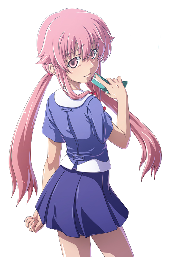 Gasai Anime Female Yuno HD Image Free Transparent PNG Image