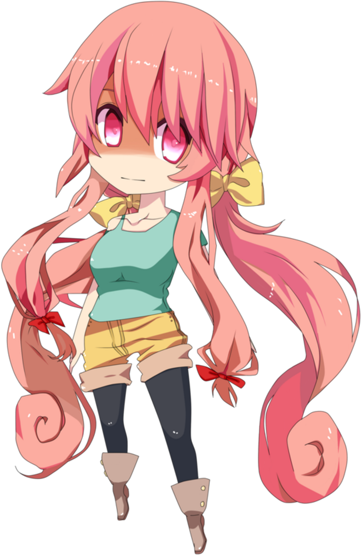 Gasai Yuno Free HD Image Transparent PNG Image