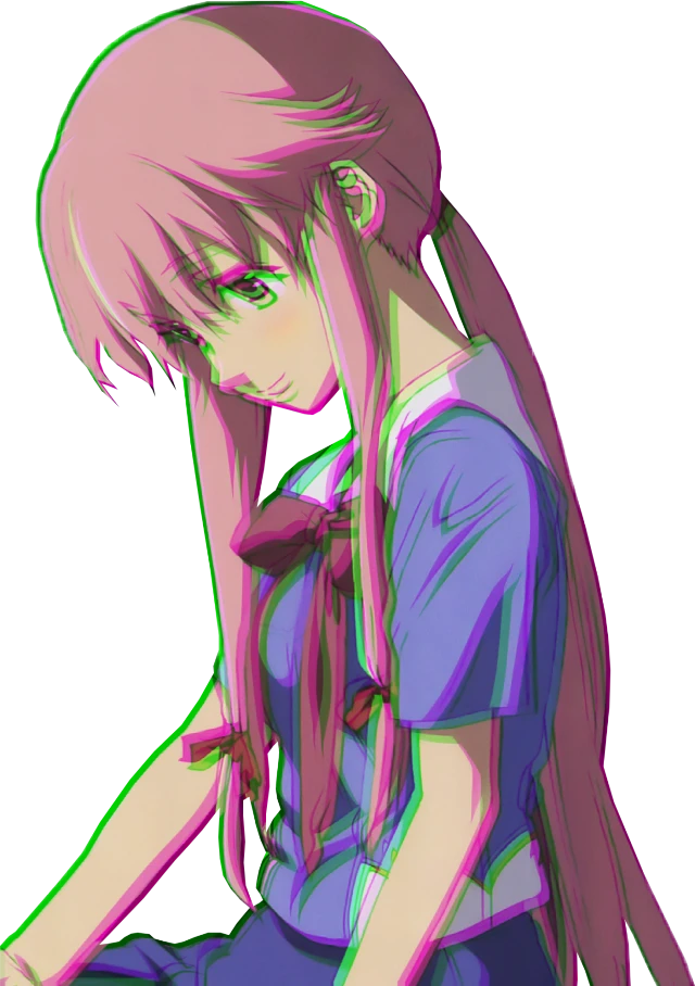 Gasai Yuno Free Clipart HD Transparent PNG Image