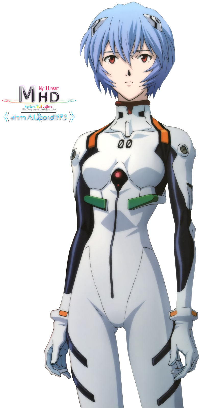 Ayanami Rei Free Clipart HQ Transparent PNG Image