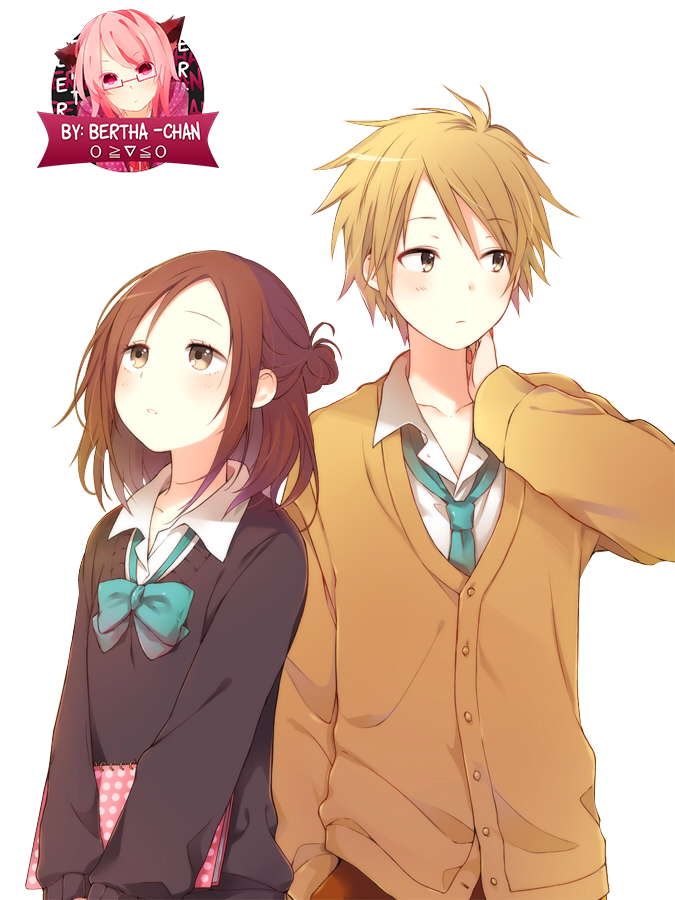 High School Couple Anime PNG File HD Transparent PNG Image