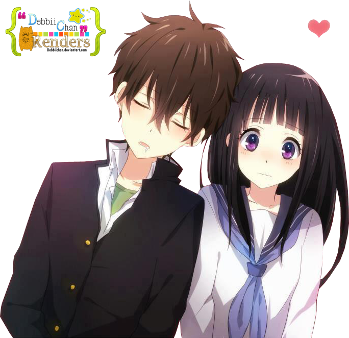 High School Couple Anime Download HQ Transparent PNG Image