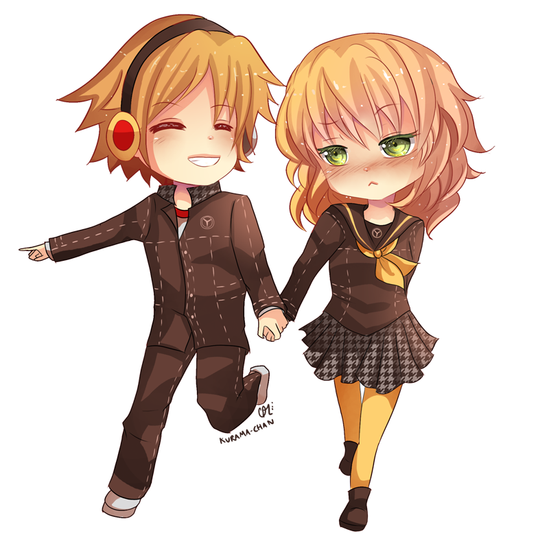 Chibi Couple Anime PNG Image High Quality Transparent PNG Image