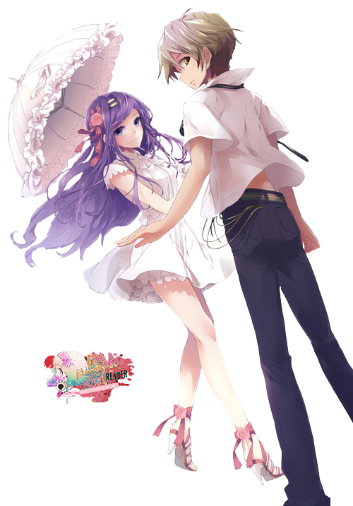 Cute Couple Anime Free HD Image Transparent PNG Image