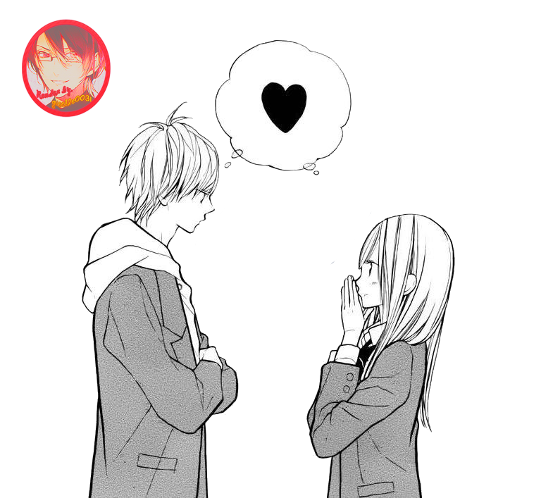 Photos Couple Love Anime Free Download PNG HD Transparent PNG Image