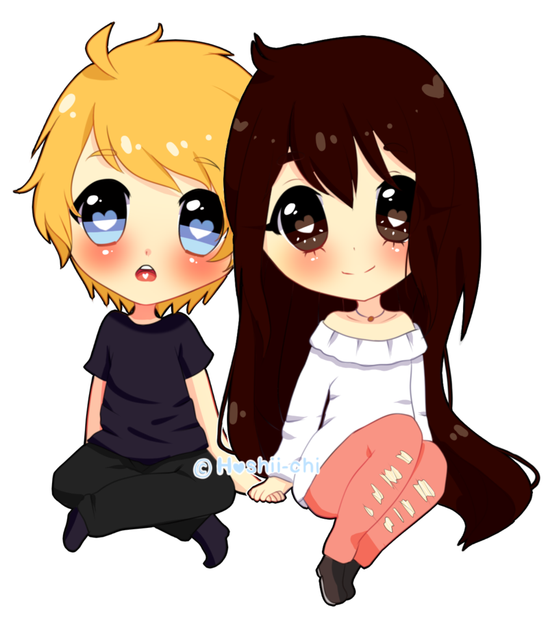 Couple Love Anime Free Clipart HQ Transparent PNG Image