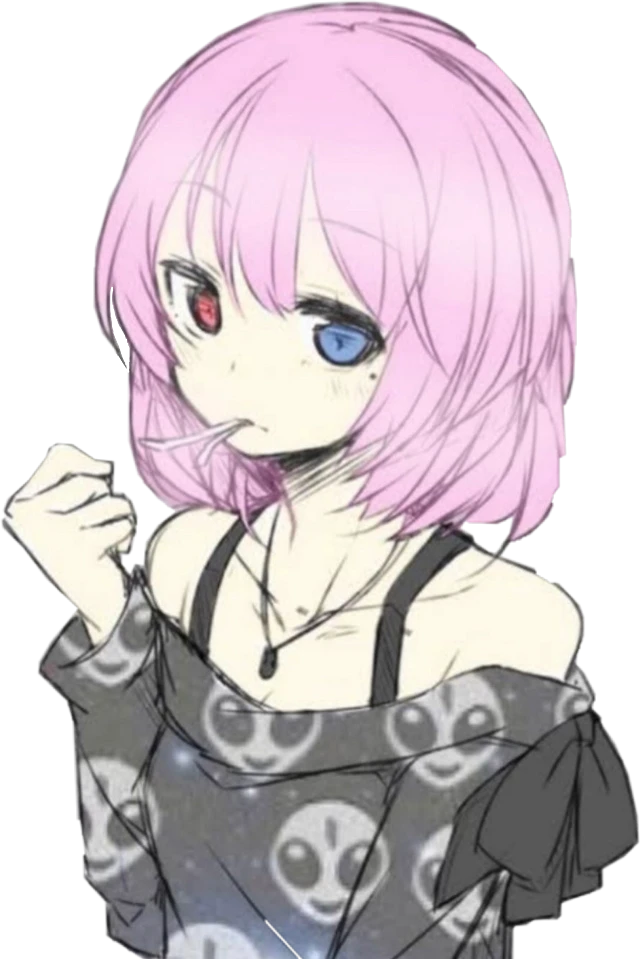 Girl Anime Aesthetic PNG File HD Transparent PNG Image