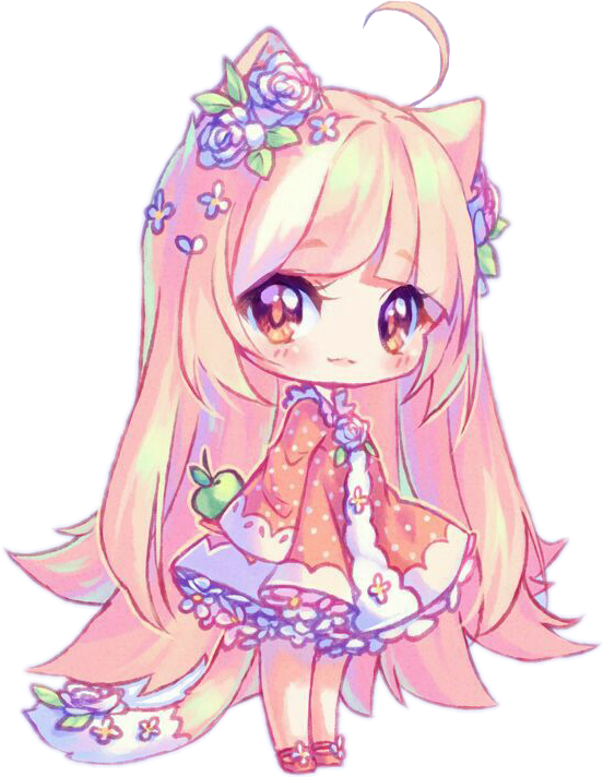 Pastel Girl Pic Anime Free HQ Image Transparent PNG Image