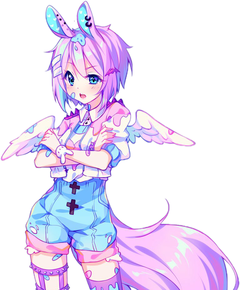 Pastel Girl Anime PNG Image High Quality Transparent PNG Image