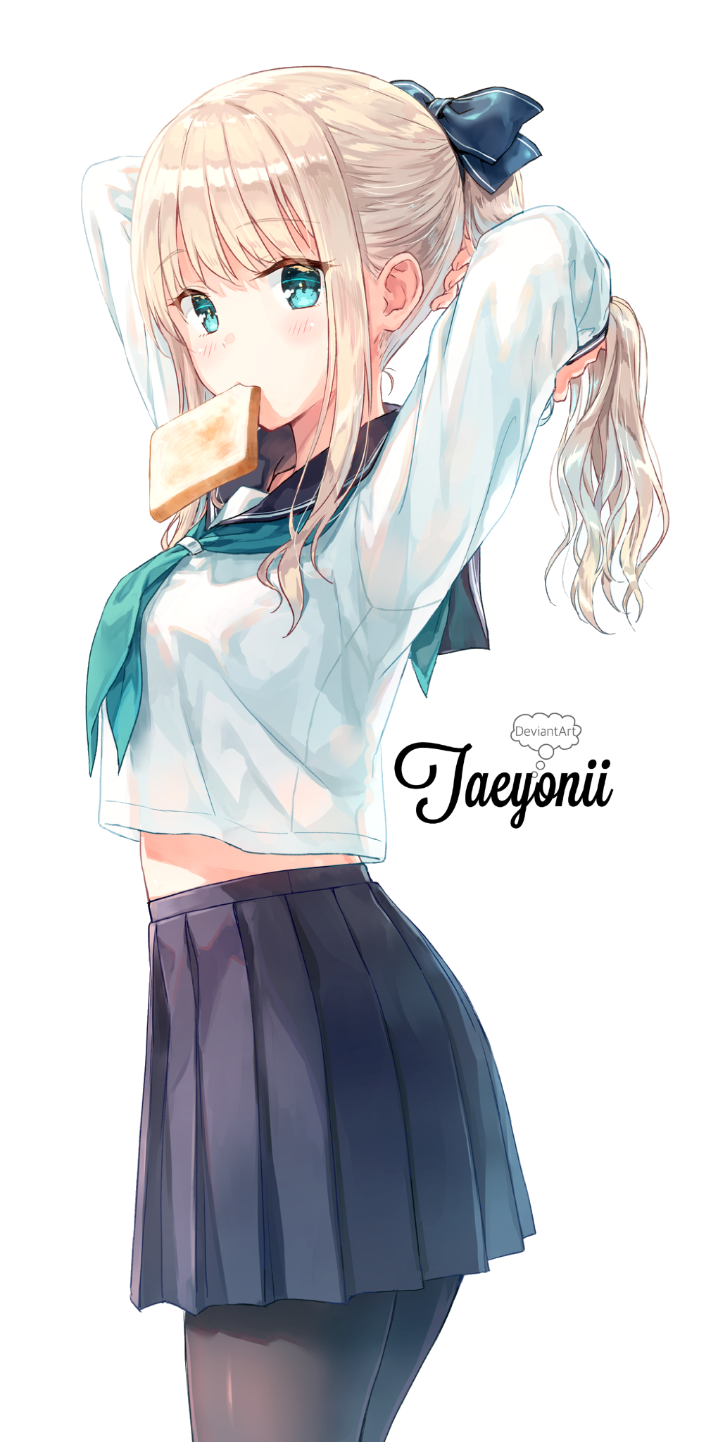 School Anime Girl PNG File HD Transparent PNG Image