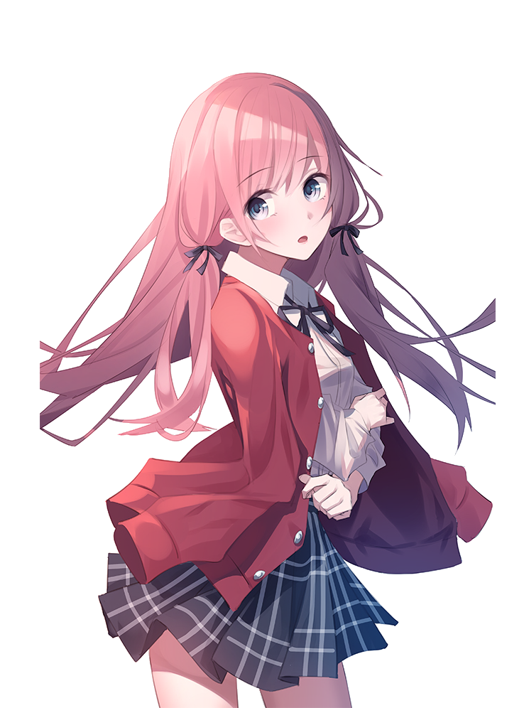 School Anime Girl PNG Free Photo Transparent PNG Image