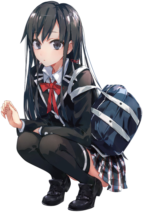 School Anime Girl PNG Image High Quality Transparent PNG Image