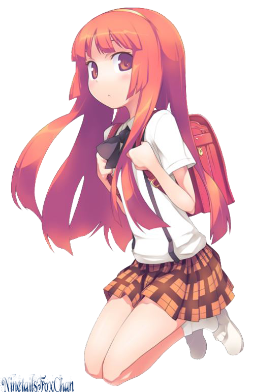 School Anime Girl Free Download PNG HD Transparent PNG Image