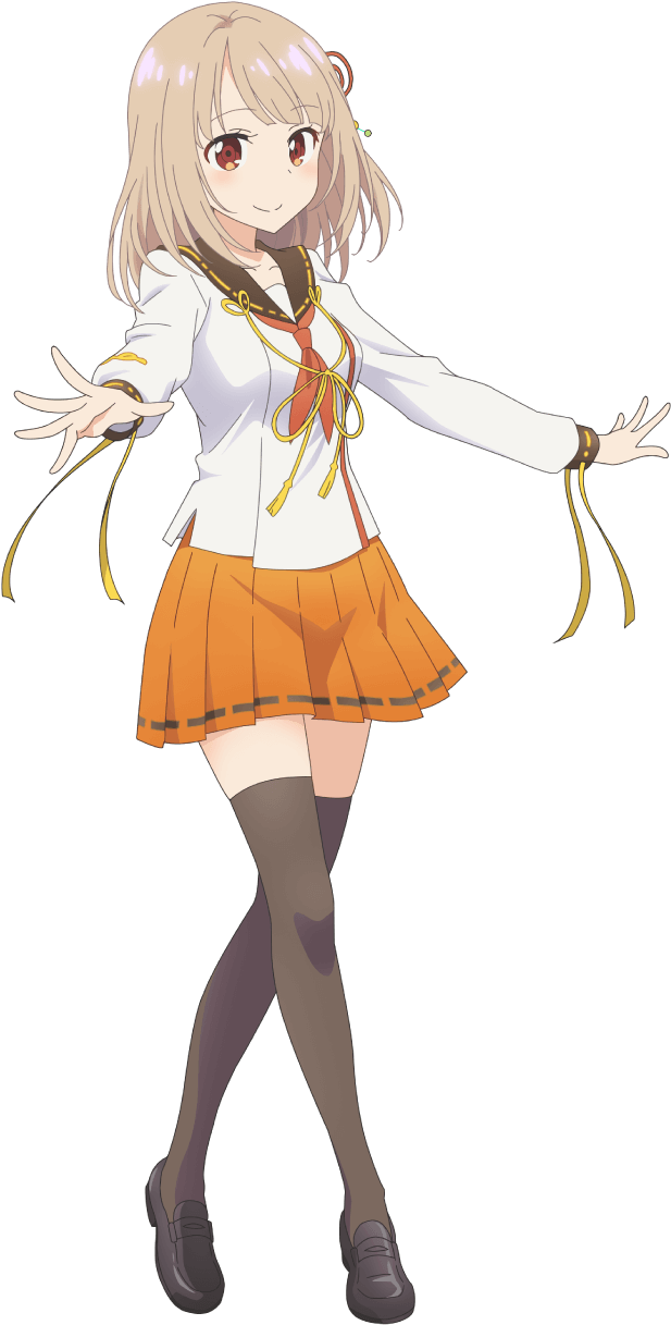 School Vector Anime Girl Free HD Image Transparent PNG Image