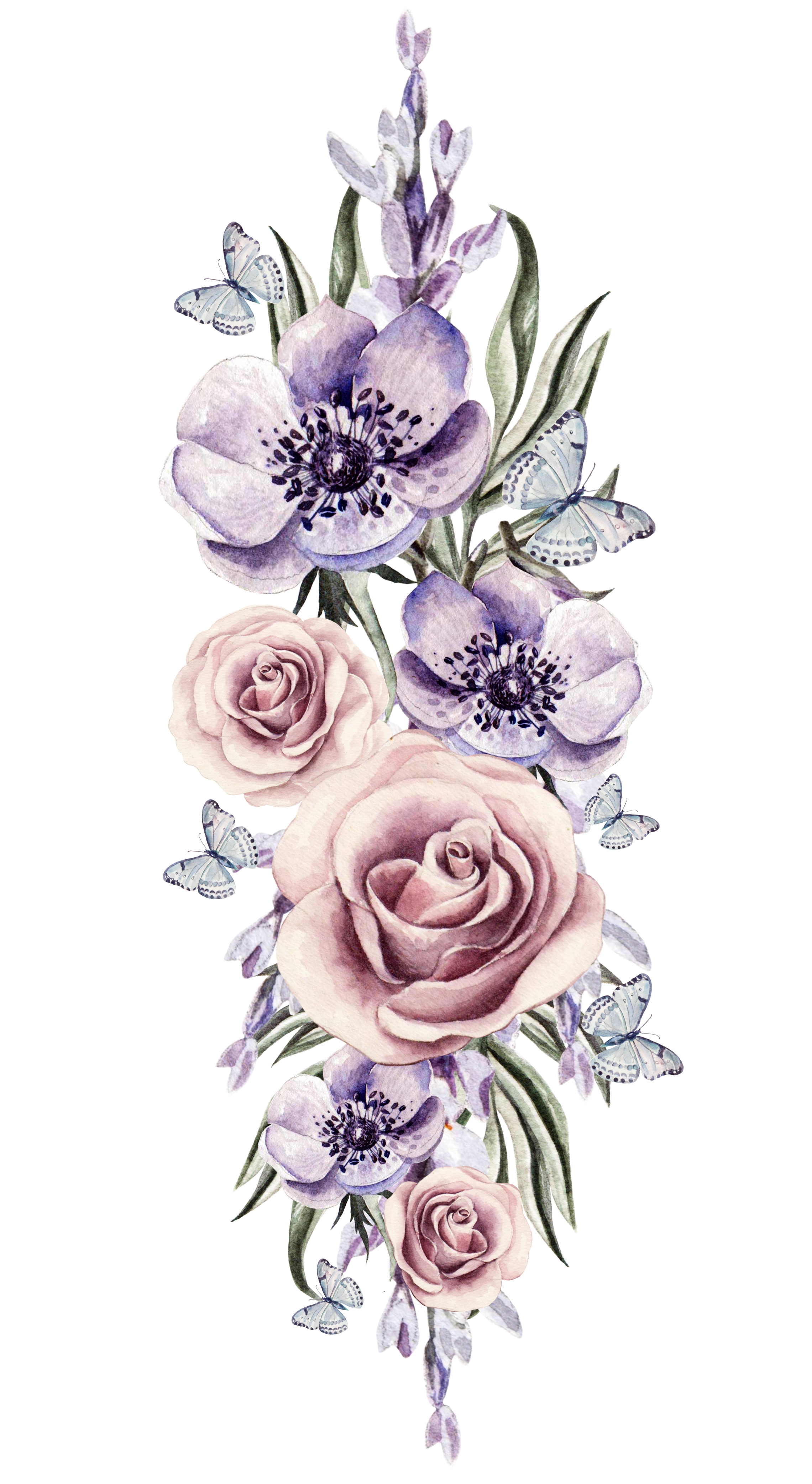 Antique Flower Art Pic Free Transparent Image HQ Transparent PNG Image