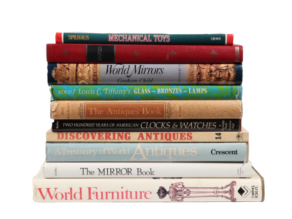 Antique Book Stack Free Clipart HQ Transparent PNG Image